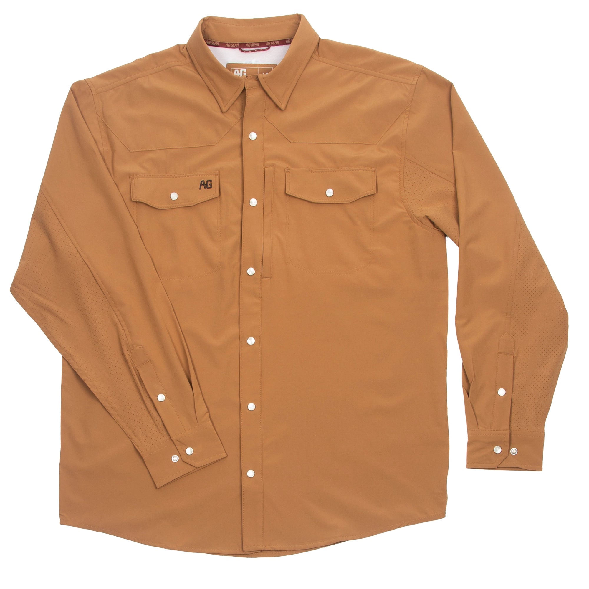 Lightweight Western Work Shirt – Stockyard LS – Coyote