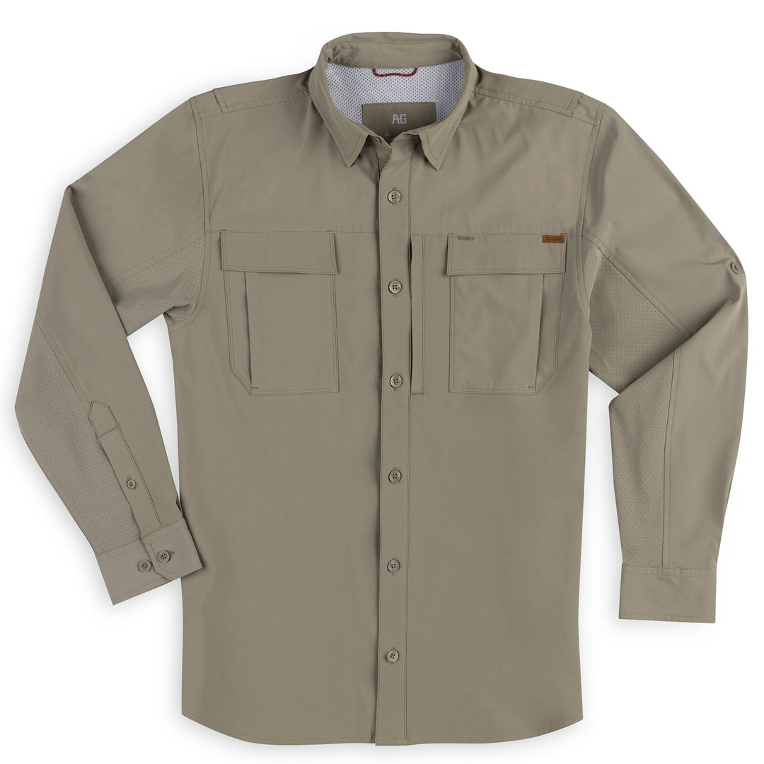 Performance Farm Shirt, Cape Back, Sun Protection, Durable Ranch Shirt – AG- Gear
