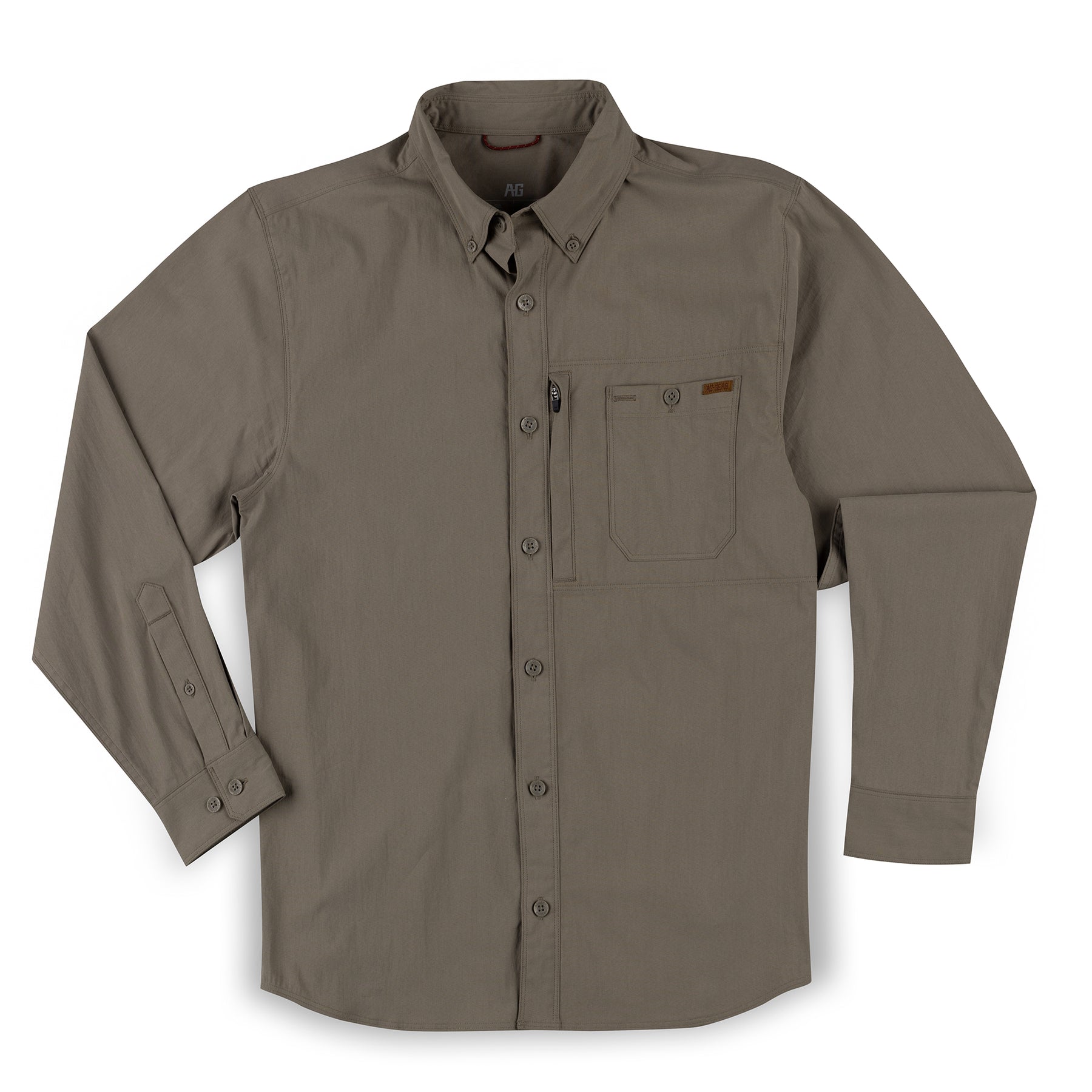 Cotton Farm Shirt, Durable, Water Resistant, Classic Fit, Ranch Shirt Brick / XL