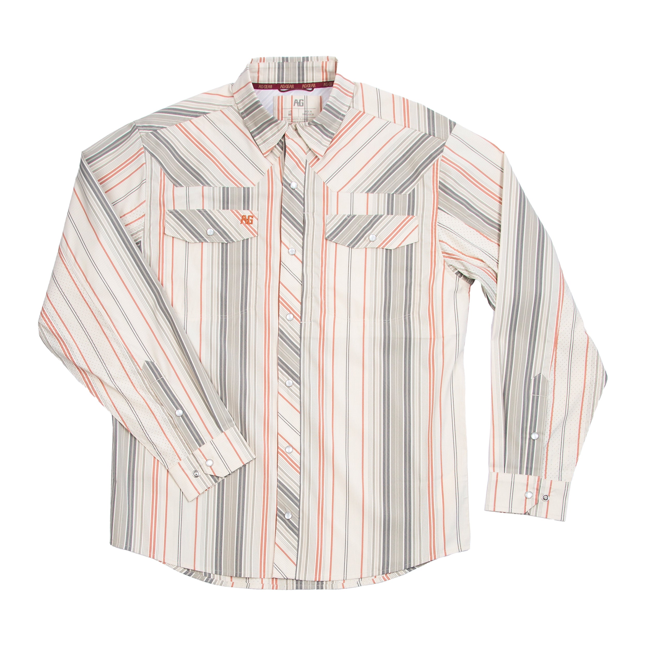 Stockyard Long Sleeve - Ombre Stripe Brick