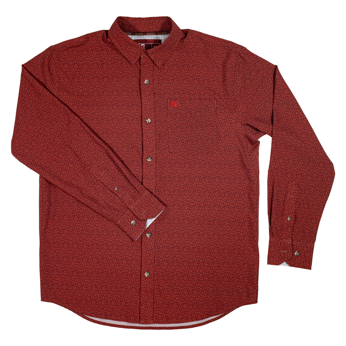 Classic Legend Long Sleeve - Maroon Cowboy