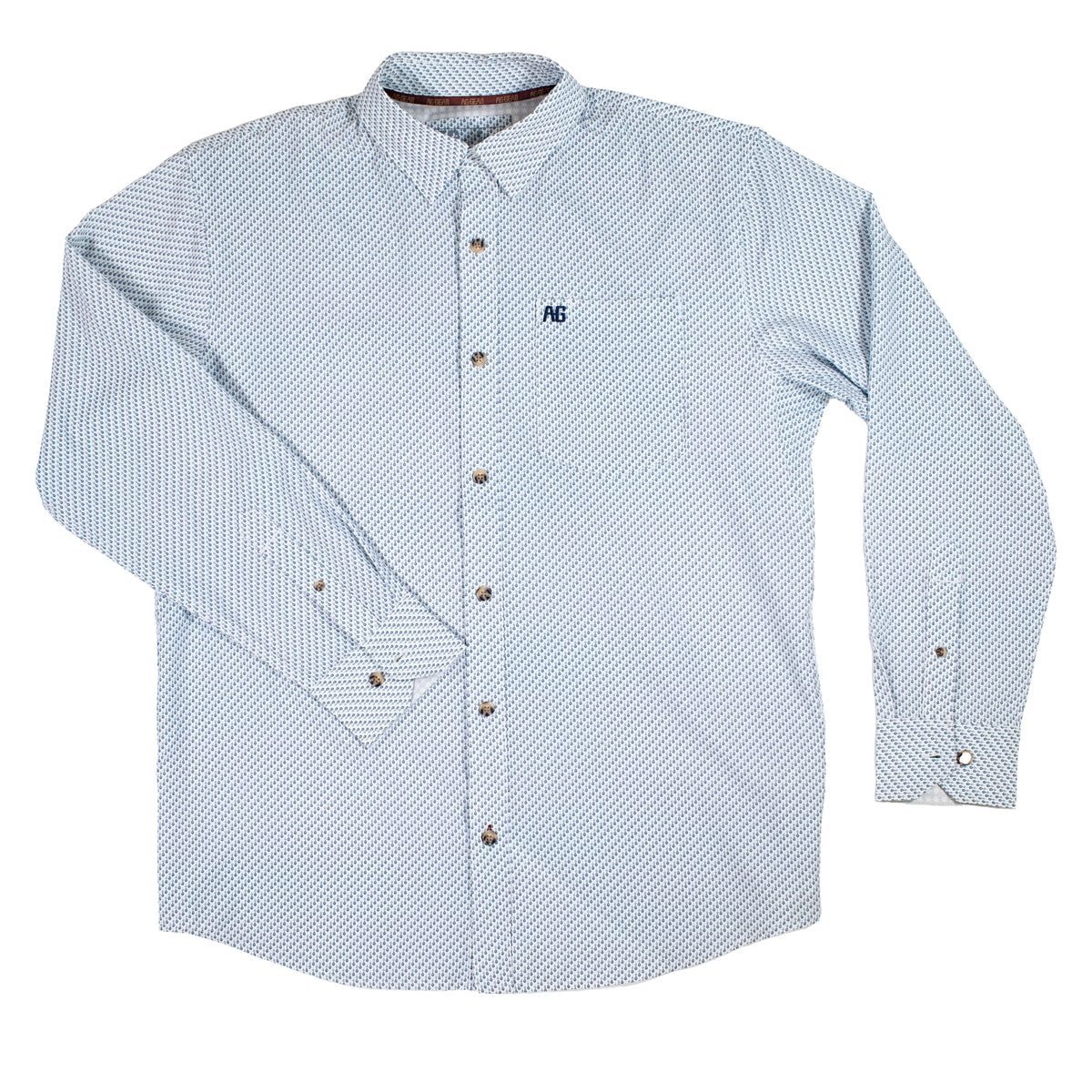Classic Legend Long Sleeve - White Rain Drop