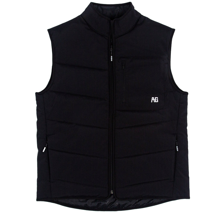 range vest insulated puffy vest farm vest ranch vest black