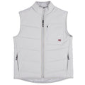 range vest insulated puffy vest farm vest ranch vest light grey
