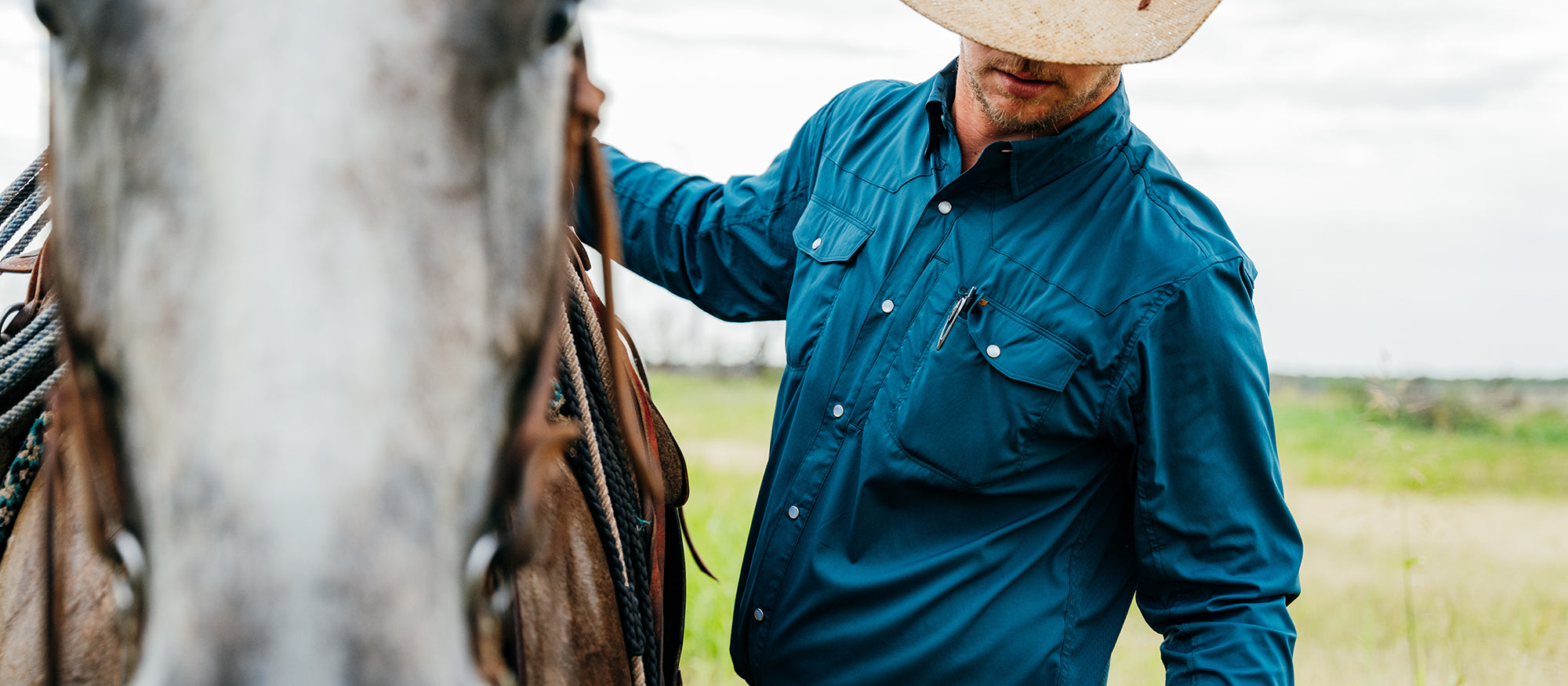 stockyard farm shirt ranch shirt horse cowboy work shirt