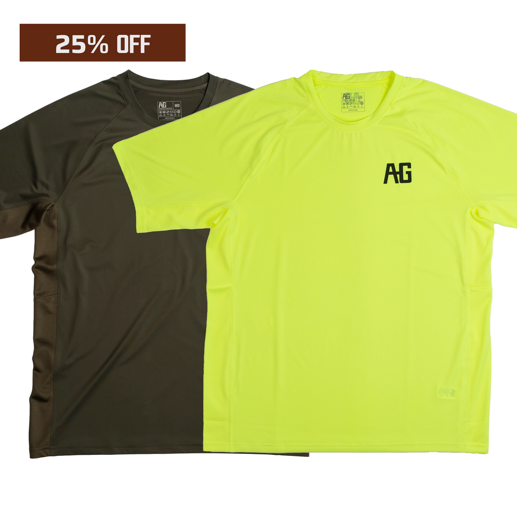 Farm Pro Long Sleeve 2 for $60 - Moss, HighVis Yellow
