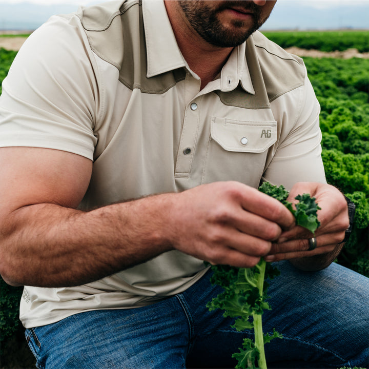 farmpro polo stockyard polo farm shirt sun shirt ranch shirt UPF30 earth western field lettuce farmer