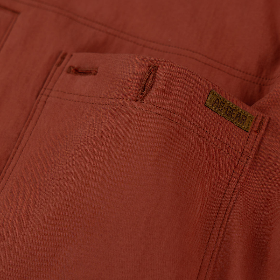harvester cotton farm shirt ranch shirt work shirt brick pocket