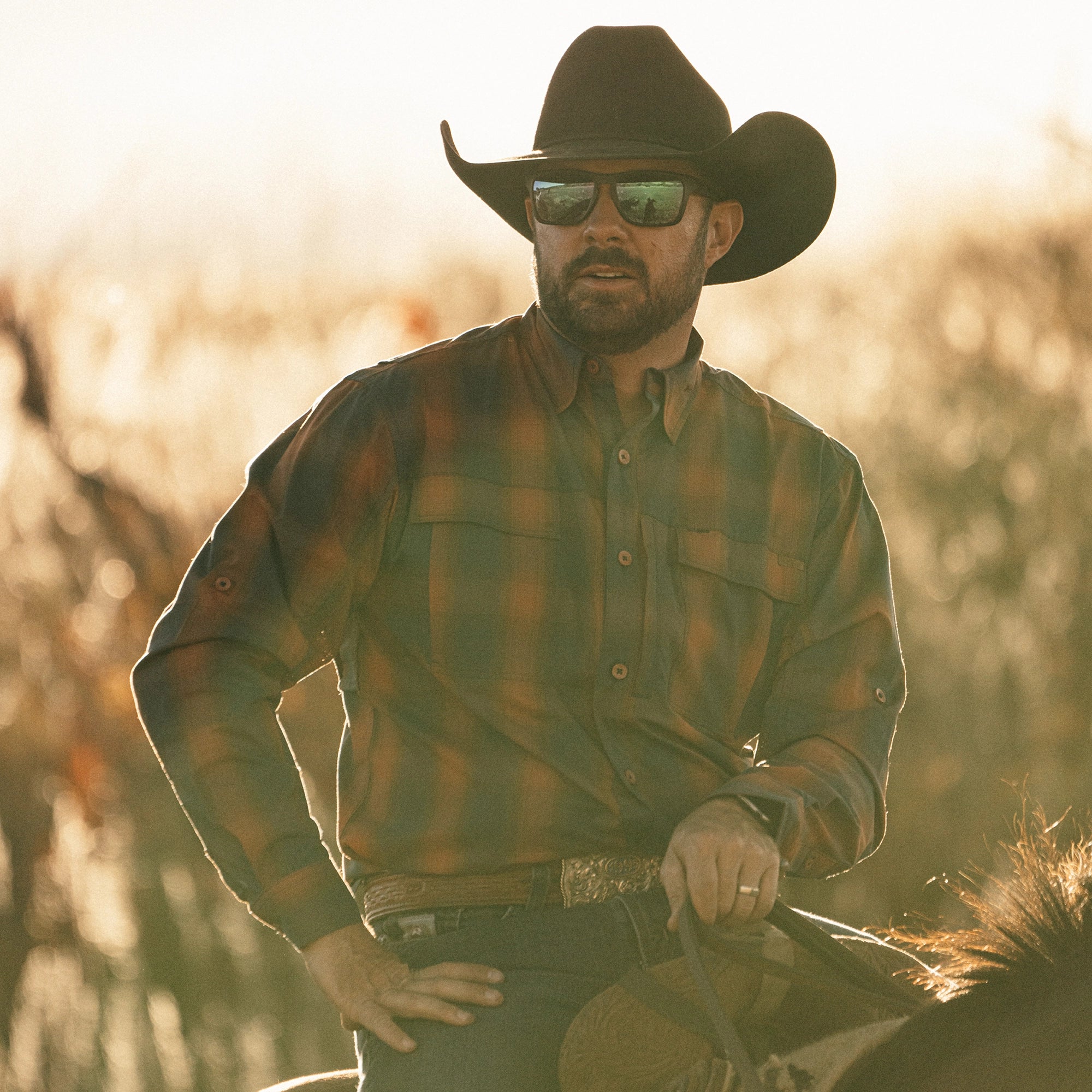 farming ranching AG farm shirt ranch shirt sun shirt UPF30 haybaler cowboy