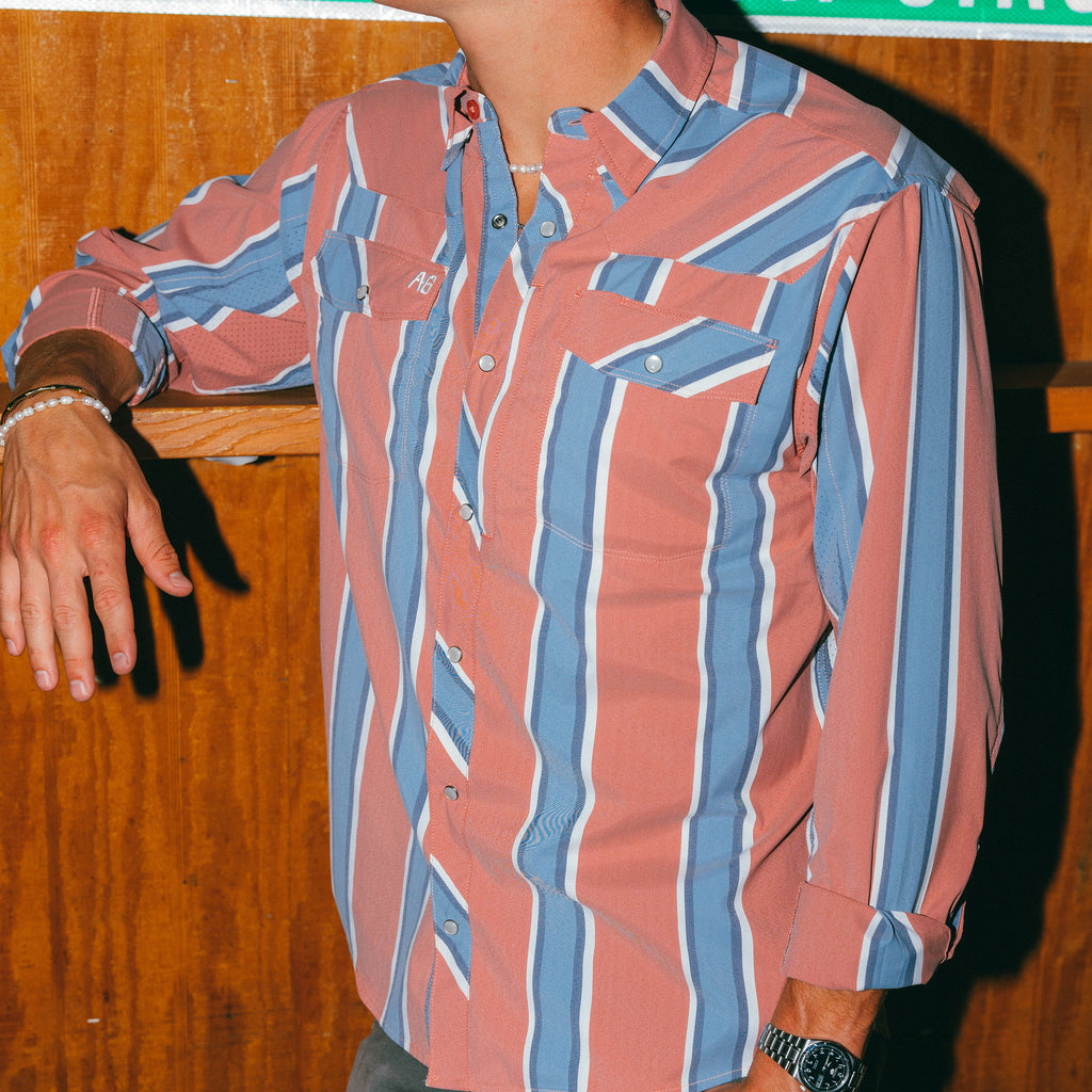 Stockyard Long Sleeve - Bold Stripe Red