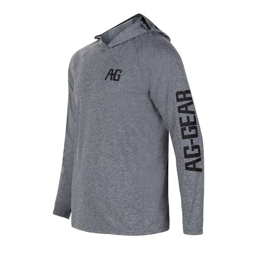 farmpro hoodie farm shirt sun shirt ranch shirt UPF30 heather grey