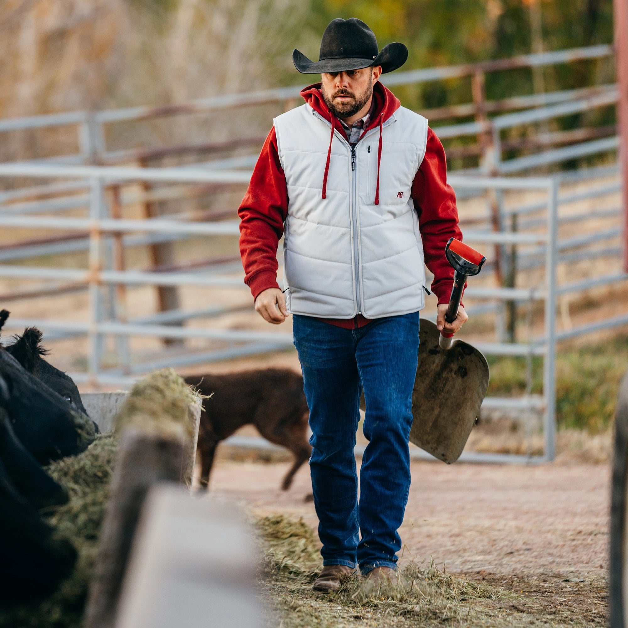 Insulated Puffy Vest, Farm Vest, Anti Microbial, Durable Ranch Vest ...