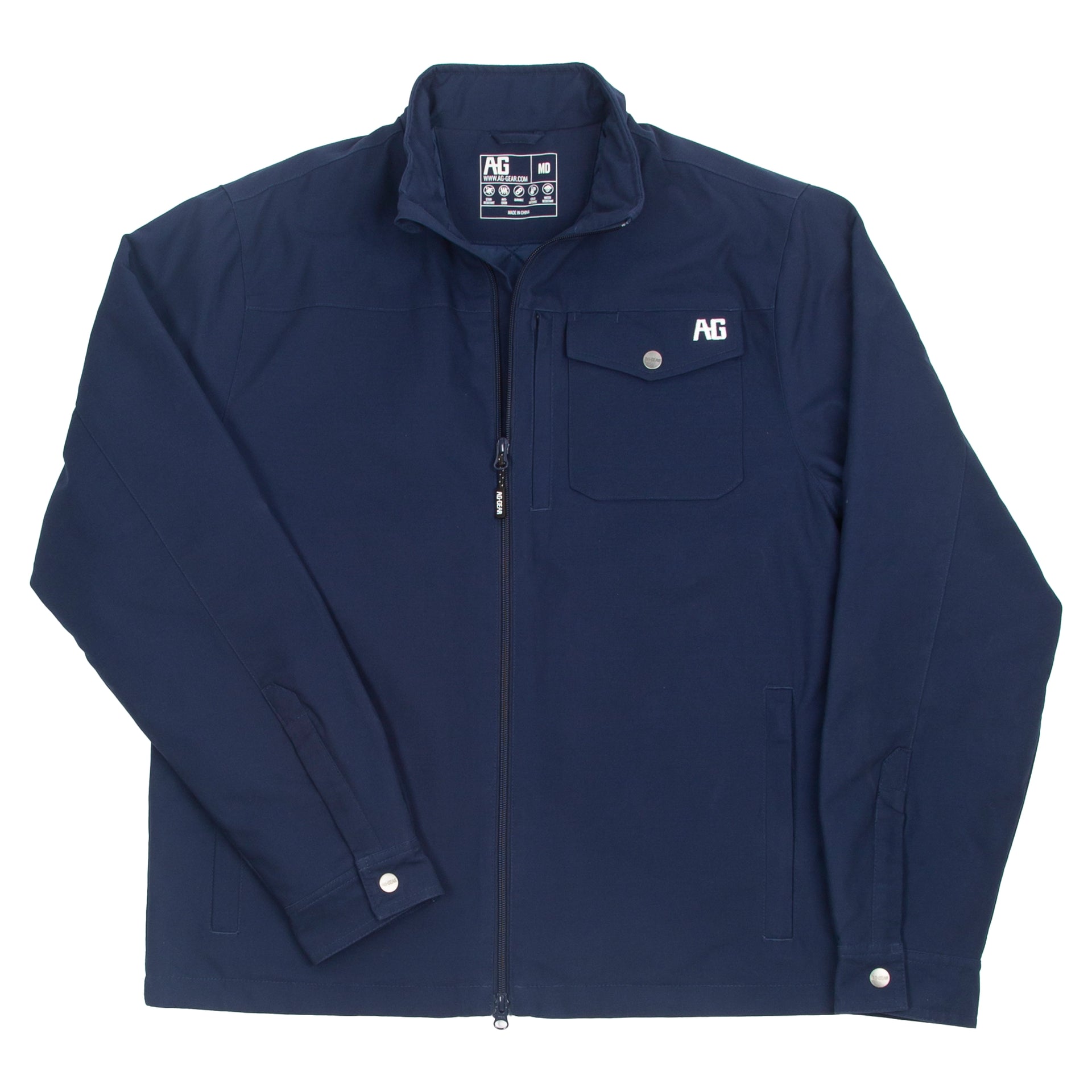 Full Zip Work Jacket, Warm Farm Jacket, Durable Ranch Jacket, AG