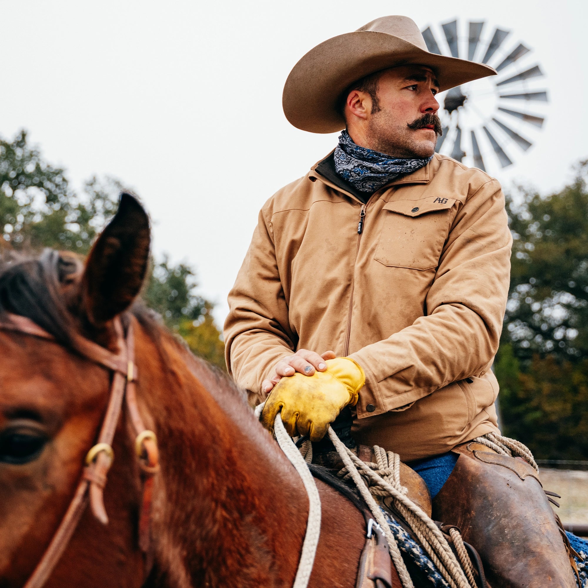 winston jacket farm jacket ranch jacket on horse cowboy ranch