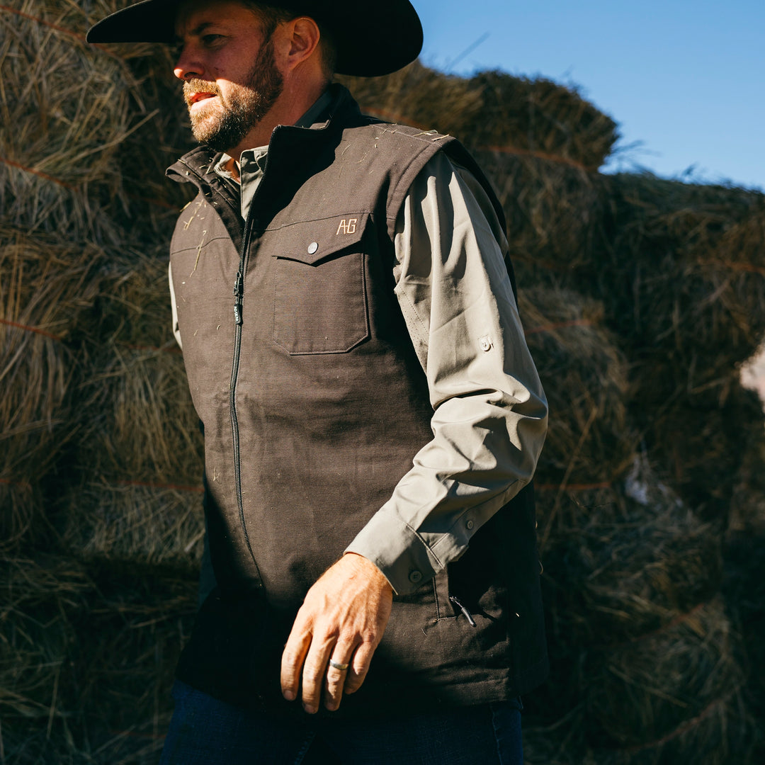 Cowboy winter vest hot sale