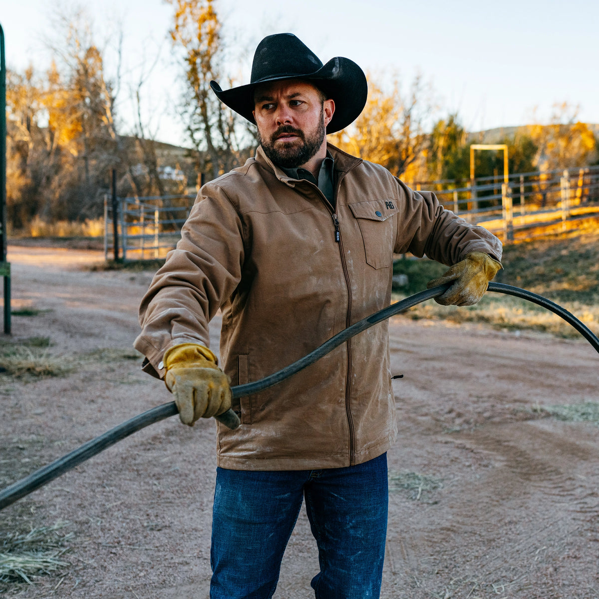 Short Ranch Jacket Full Zip Work Jacket, Warm Farm Jacket, Durable Ranch Jacket, AG – AG-Gear