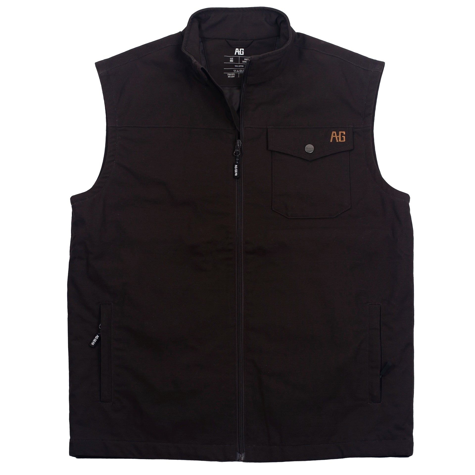 Full Zip Work Vest, Warm Farm Vest, Durable Ranch Vest, Tough and Full Zip Work Vest, Warm Farm Vest, Durable Ranch Vest, Tough and