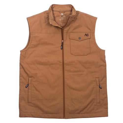 Full Zip Work Vest, Warm Farm Vest, Durable Ranch Vest, Tough and