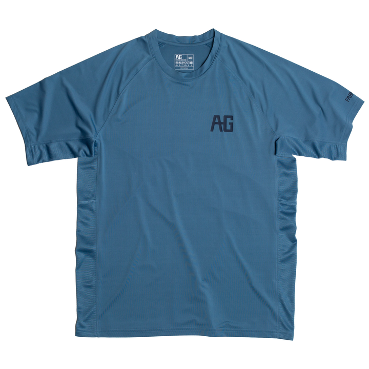 farmpro short sleeve farm shirt sun shirt ranch shirt UPF30 slate blue