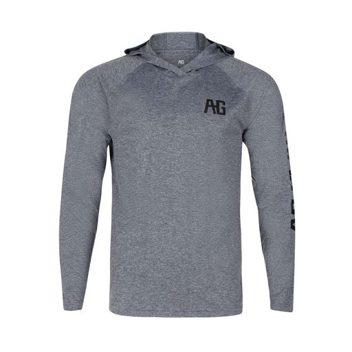 farmpro hoodie farm shirt sun shirt ranch shirt UPF30 heather grey