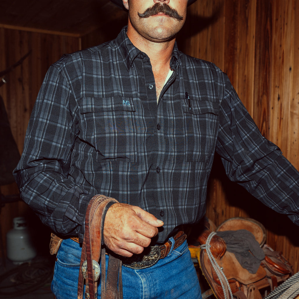 Haybaler Long Sleeve - Midnight Plaid