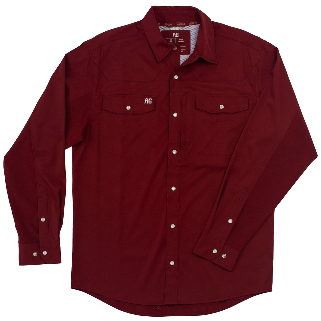 Stockyard Long Sleeve - Maroon