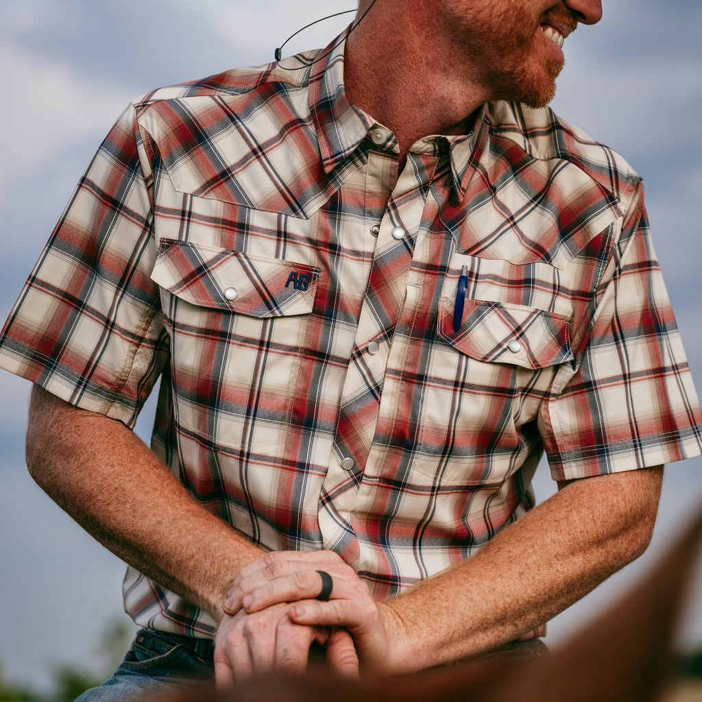 Stockyard Short Sleeve - America Plaid