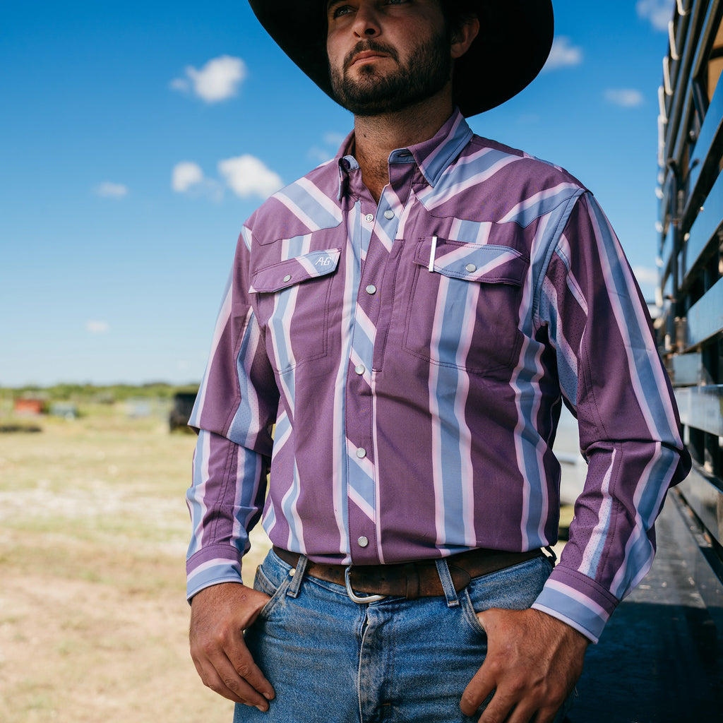 Stockyard Long Sleeve - Bold Stripe Pennant