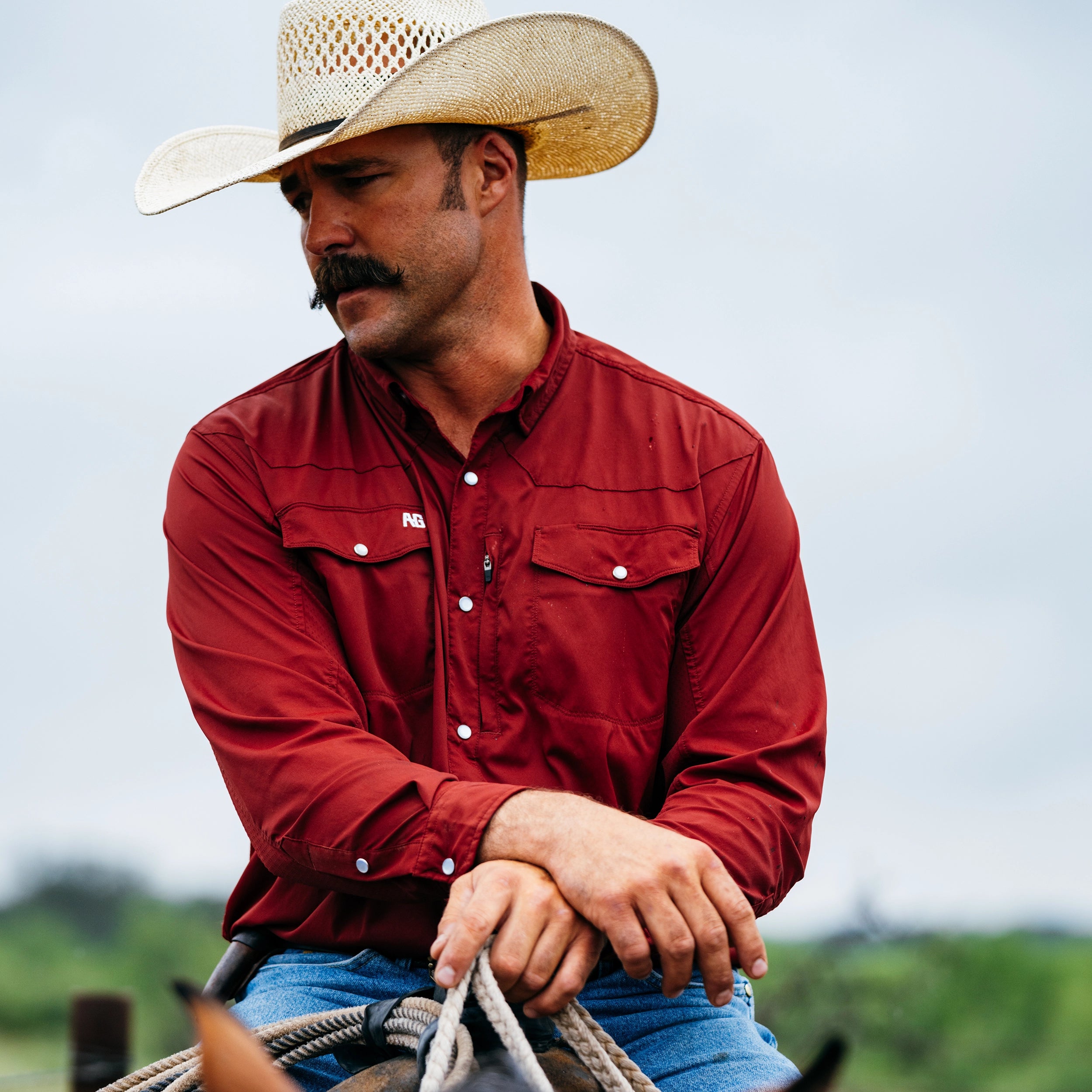 Stockyard Long Sleeve - Maroon
