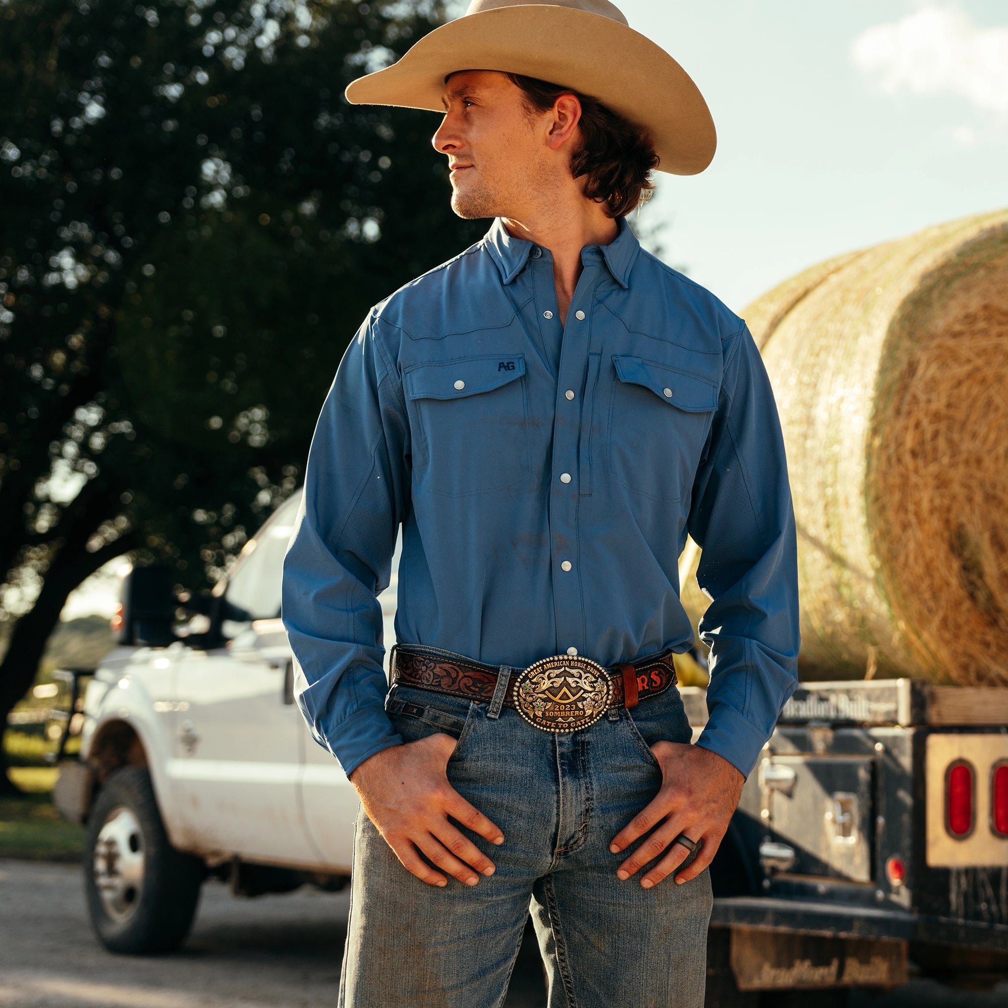 Stockyard LS – Titanium BLUE