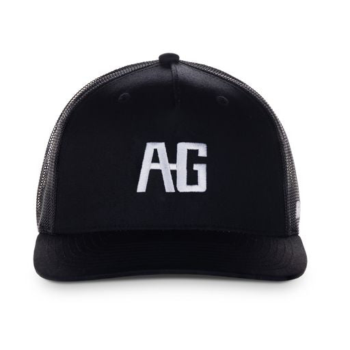 AG graphic on black trucker farm hat