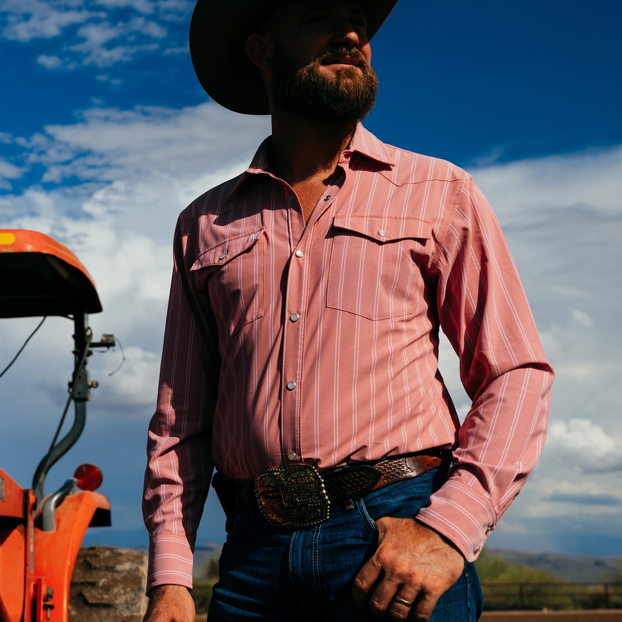 gear west Western Legend LS STRAWBERRY / XL