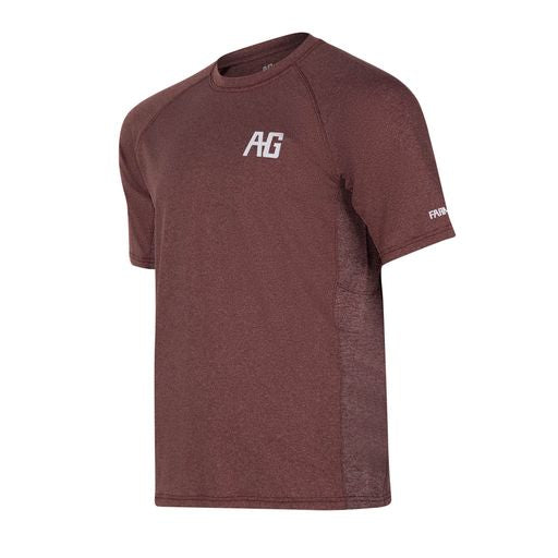 farmpro short sleeve farm shirt sun shirt ranch shirt UPF30 heather maroon